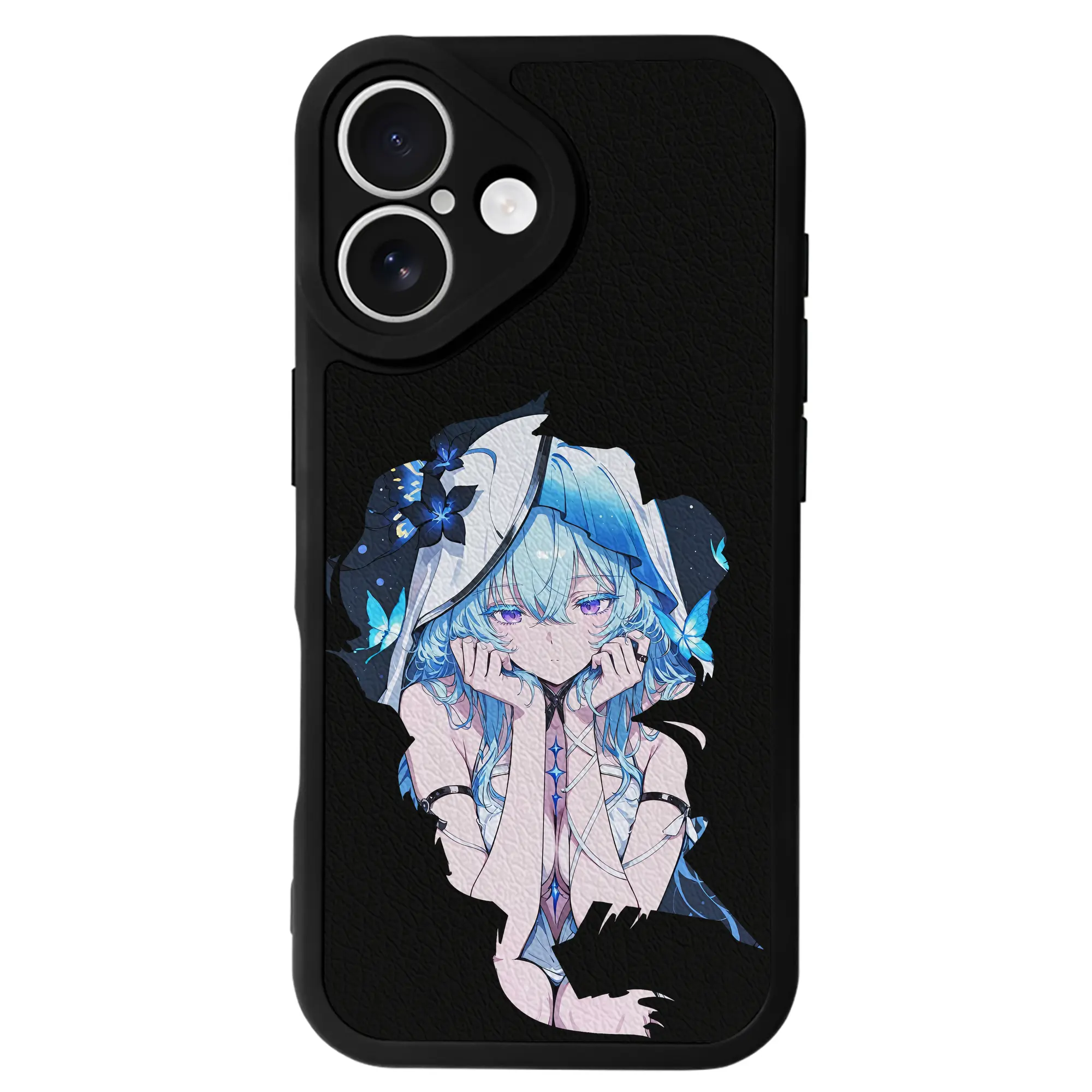 鳴潮 グッズ ショアキーパー - IPhone 16シリーズ対応 ・ シリコンスマホケース ・ レザー調 ・ 高精度フィット ・ 耐衝撃 ・ ワイヤレス充電対応 ・ 精密カット